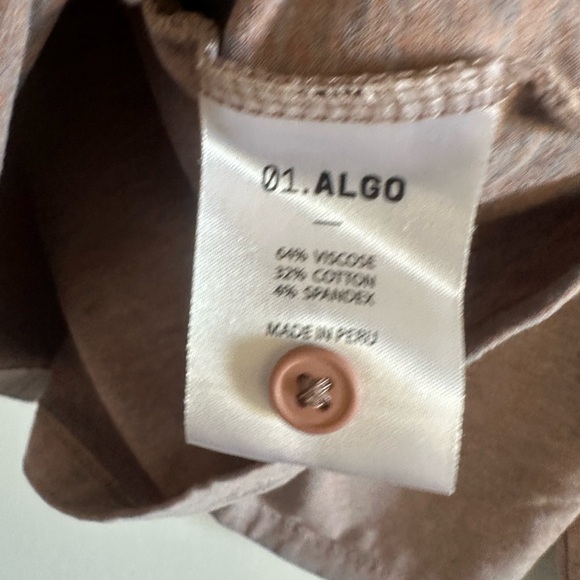 01 ALG0 Performance Blush Pink Moisture Wicking Anti Odor SPF 40 Long Sleeve - Picture 6 of 7